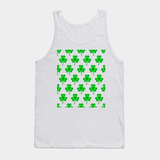 Clover shamrock pattern Tank Top